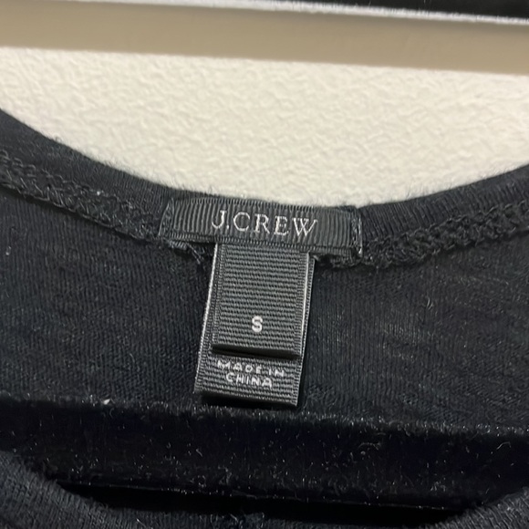 J.Crew Black Sleeveless Lace Trim Tank Top Size Small - Picture 5 of 8